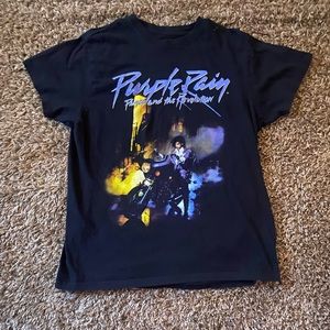 Prince purple rain graphic tee shirt vintage